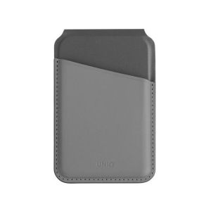 Uniq Lyden MagSafe Magnetic Phone Stand and Card Holder Grey