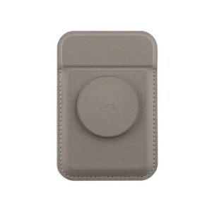 Uniq Flixa Magnetic Pop Grip Stand and Card Holder Grey