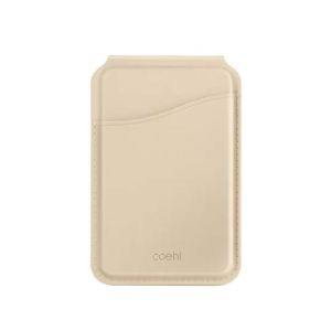 Uniq Coehl Esme Magnetic Card Holder With Mirror Cream