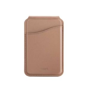 Uniq Coehl Esme Magnetic Card Holder With Mirror Dusty Nude