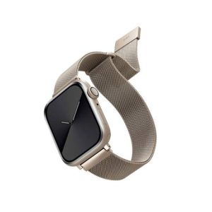 Uniq Dante Mesh Steel Strap For Apple Watch Series 1-8 Starlight