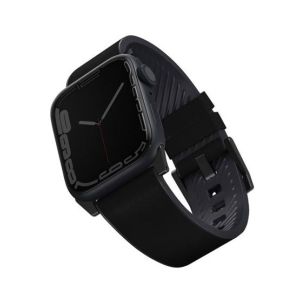 Uniq Starden Genuine Leather Strap For Apple Watch Series 1-8 Black