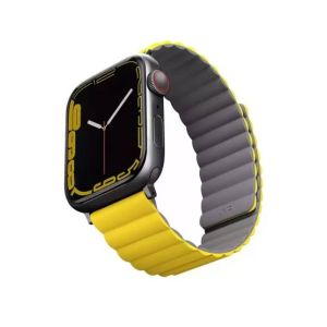 Uniq Revix Magnetic Strap For Apple Watch Series 1-8 Yellow/Grey