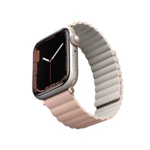 Uniq Revix Magnetic Strap For Apple Watch Series 1-8 Pink/Beig