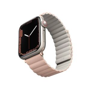 Uniq Revix Magnetic Strap For Apple Watch Series 1-8 Pink/Beige