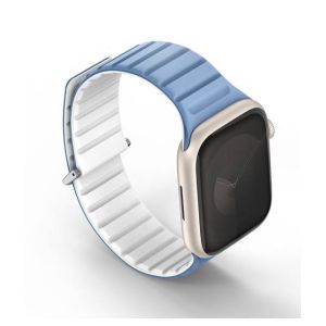Uniq Revix Evo Magnetic Strap For Apple Watch Series 1-8 Powder Blue/White