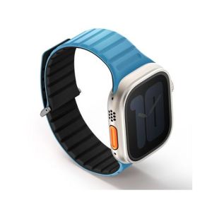 Uniq Revix Evo Magnetic Strap For Apple Watch Series 1-8 Black/Blue