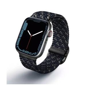 Uniq Aspen Edition Braided Strap For Apple Watch Series 1-8 Obsidian Blue