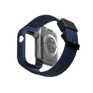 Uniq Monos Hybrid Case and Strap For Apple Watch Series 1-8 Marine Blue