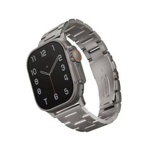 Uniq Osta Strap For Apple Watch Ultra Titanium Silver