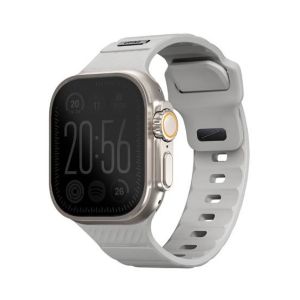 Uniq Stride FKM Tough Rubber Strap For Apple Watch Chalk Grey