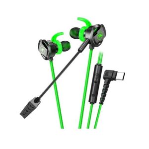 Plextone RX3 Plus Type-C Wired Game Earphones-Green