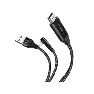 Mcdodo Lightning To HDMI 4K 60fps Nylon Braided Cable 2m (CA-6400)