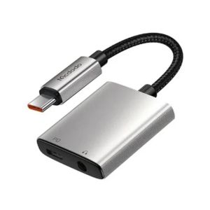 Mcdodo 60W Type C To C Charging and 3.5mm Aux Audio Adapter (CA-5050)