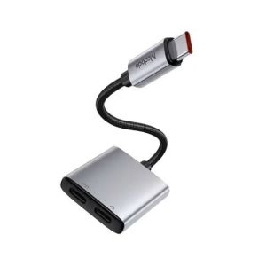 Mcdodo PD 60W 2 In 1 Dual USB-C To Type C Audio Adapter (CA-5570)