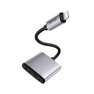 Mcdodo 2 In 1 Lightning To Lightning and Audio Adapter Cable (CA-5560)