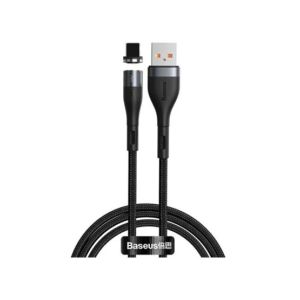 Baseus Zinc Magnetic iPhone Fast Charging Data Cable 1M Black