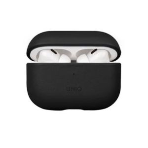 Uniq Terra Genuine Leather Case For AirPods Pro 2nd Gen (2022) Dallas Black
