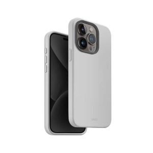Uniq Lino Hue MagClick MagSafe Case For iPhone 15 Pro Charcoal Grey