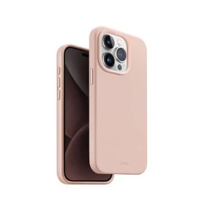 Uniq Lino Hue MagClick Magsafe Case For iPhone 15 Pro Blush Pink
