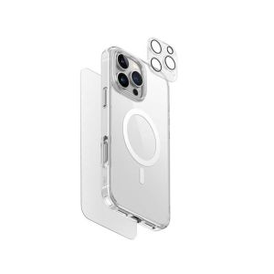 Uniq Clearvue 3 In 1 Bundle Pack For iPhone 16 Pro Max - Clear