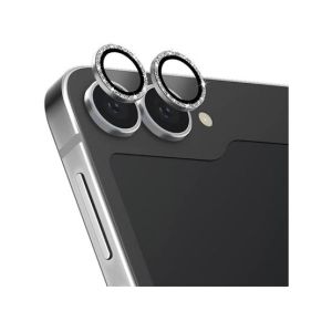 Uniq Optix Aluminium Camera Lens Protector For Samsung Galaxy Flip 6 Shimmer White