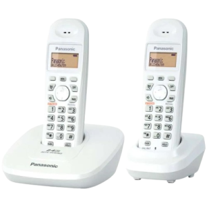 Panasonic Cordless Landline Phone (KX-TG3612SX)-White