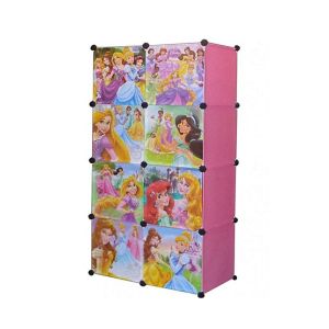 Israr Mall Princess 8 Cube Cabinet - Pink