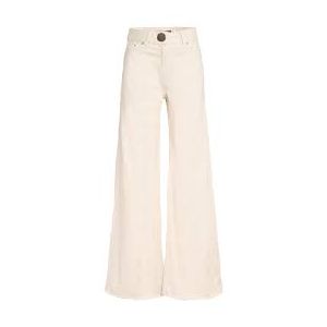 RG Shop Beig Wide Leg Jeans for Women