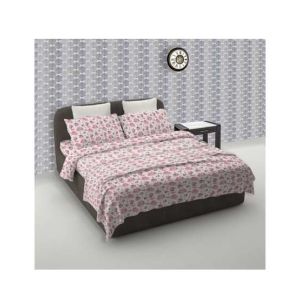 Jamal Home Double Bed Sheet With 4 Pillow (0118)