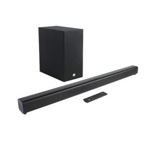 JBL Bar 2.1 Channel Soundbar with Wired Subwoofer Black (SB160)