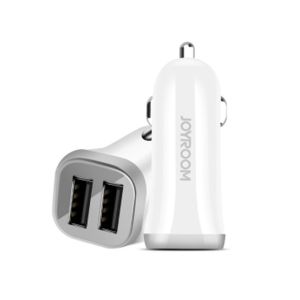 Joyroom Dual Port USB Car Charger White (C-M216)