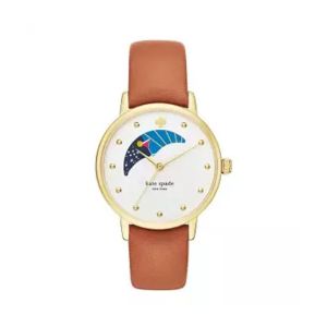 Kate Spade Metro Stainless Steel Women's Watch Brown (KSW1073)