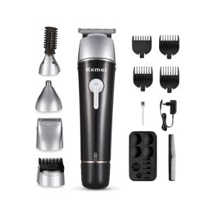 Kemei 10-in-1 Professional Men's Grooming Kit Black (KM-1015)