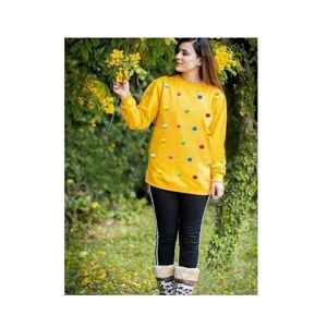 Khareed Express T-Shirt For Women Yellow (0035)