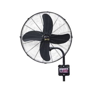 Khurshid Fans Mega AC-DC 20" Bracket Fan Black