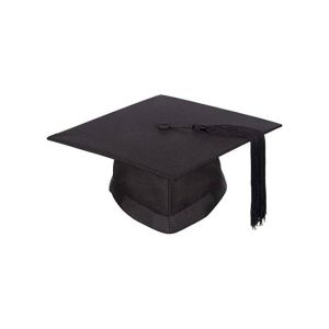 King Graduation Children Degree Cap Black