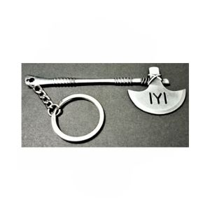 Kings Ertugrul logo Metallic Axe Keychain (0202)