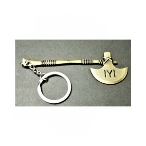 Kings Ertugrul logo Metallic Axe Keychain (0203)
