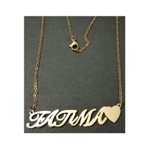 Kings Fatima Gold Plated Pendant & Necklace For Women (0143)