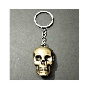 Kings Metallic Skull Keychain Golden (0299)