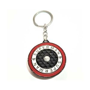Kings Metallic Superman Logo Keychain (0315)