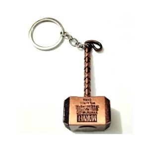 Kings Metallic Thor Hammer Keychain Bronze (0311)