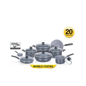 Kitchen King Non Stick Cookware Gift Set - 20 Pieces