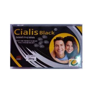 KK Traders Lilly Cialis Black For Men 20mg - 6 Tabs