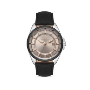 Bigotti Leather Men's Watch Black (BG.1.10327-5)