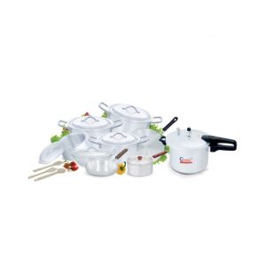Klassic Metal Finish Cookware Gift Set - 19 Pieces