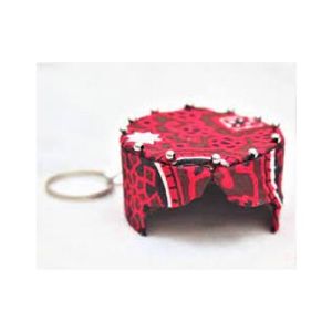 Kharedloustad Sindhi Culture Ajrak Topi Keychain