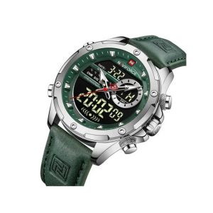 Naviforce Dual Time Exclusive Collection Men's Watch Green (NF-9208-1)