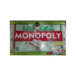 M Toys 2-in-1 Monopoly + Ludo Board Games (TR17482023)